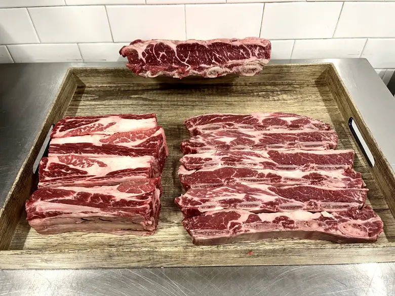 Short ribs cut three ways